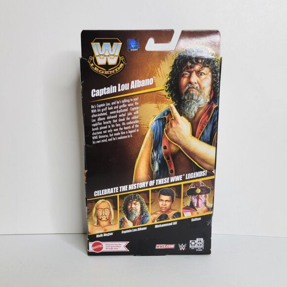 WWE Elite Legends Series 22 Captain Lou Albano Action Figure New In Box - NIB - Picture 5 of 9